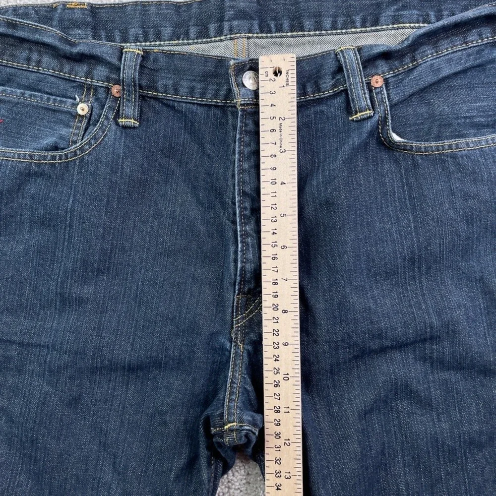 Polo Ralph Lauren Jeans Mens 40x32 Blue Slim Fit 381 Dark Wash Cotton Denim